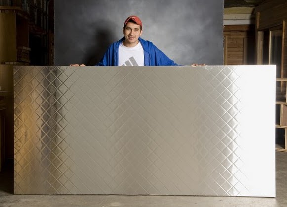 It is easy to make sing honeycomb panels with diamond plate