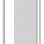 Pivot Door Line Drawing