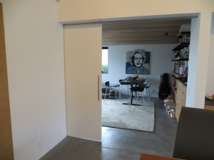 Room dividers sliding door style insulated sound deadening room division NYC