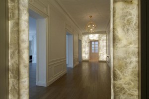 Marble and granite veneer lightweight high strength panel wall systems