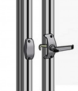 T Slot Panel Latch Connectors without skins applied