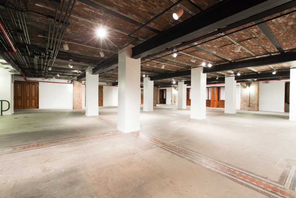 Empty Williamsburg Bank building pre Rumney Guggenheim Gallery transformation