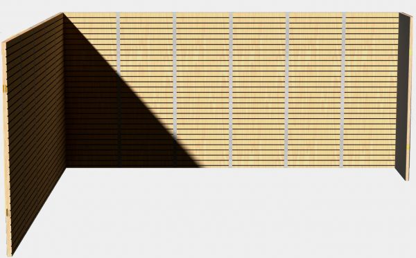 Add lightweight slatwall to your trade show displays for the ultimate trade show booth
