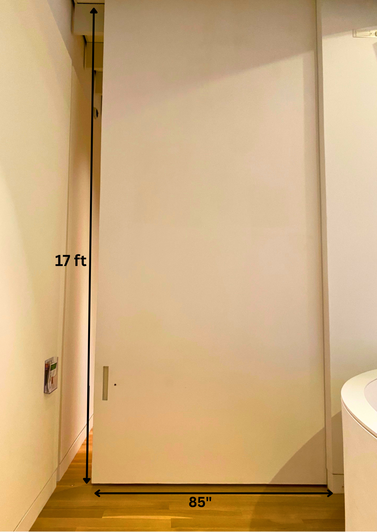 Oversized Large Sliding Door by Sing Core