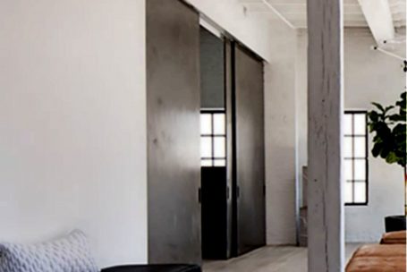 large sliding steel doors lightweight high strength 50 yr guarantee nusla